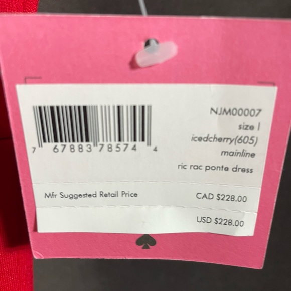 Kate Spade Dress: Large/Red - Picture 2 of 7